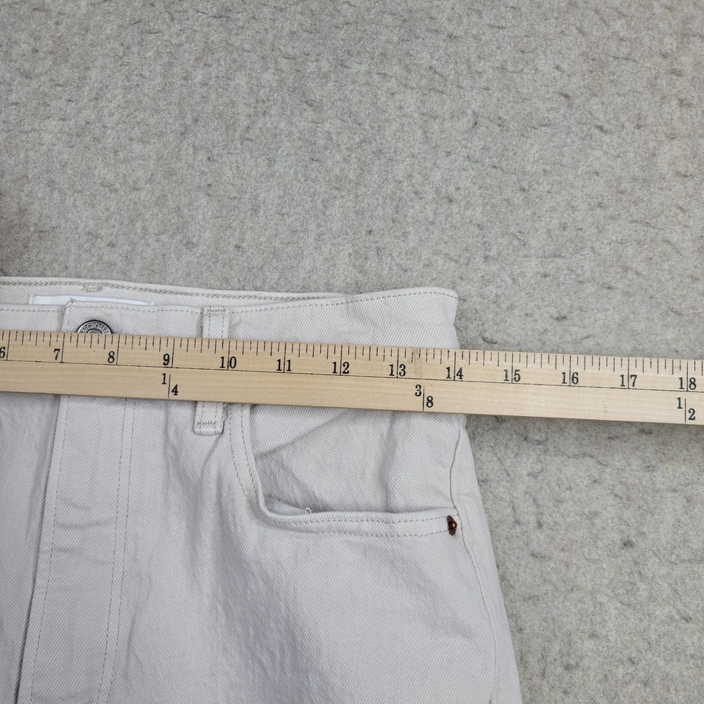 Abercrombie & Fitch High Rise Straight Jeans - ecru - Picture 7 of 9